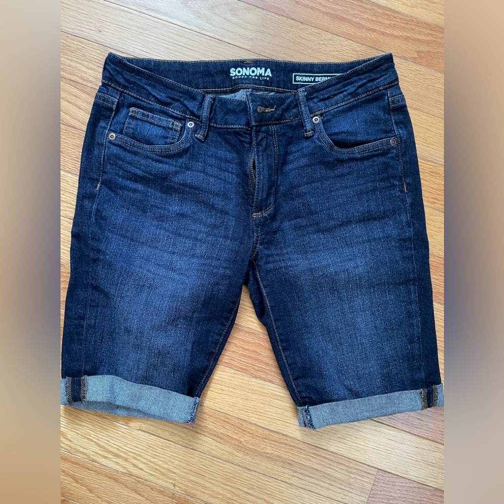 Denim shorts